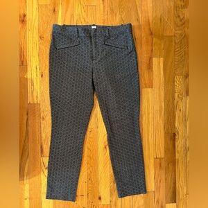 Skinny GAP Geometric Pants like new